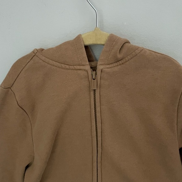 Old Navy Kids Brown Zip-Up Hoodie Size 4T - Picture 3 of 5